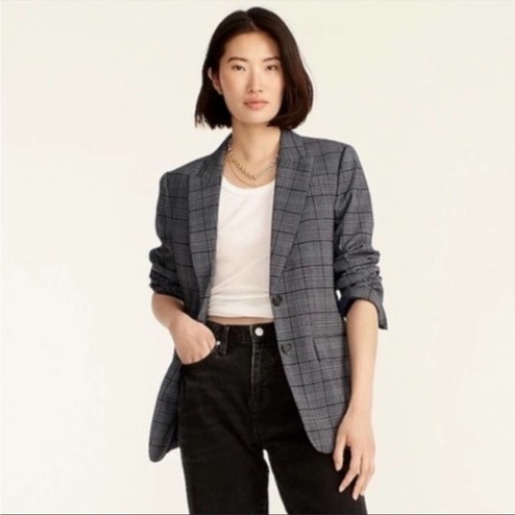 J. Crew Jackets & Blazers - J. Crew Sommerset Plaid Italian Wool Blazer